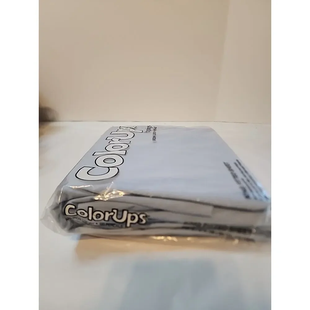 Springs Color Ups KING FITTED Sheet No Iron 180 Percale NEW